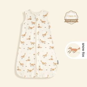 Infant And Baby Anti-kicking Blanket Thermal Pajamas (Option: Snow Fox-M)