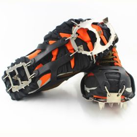 Reinforced Large-tooth Non-slip Shoes (Option: BLACK-45)