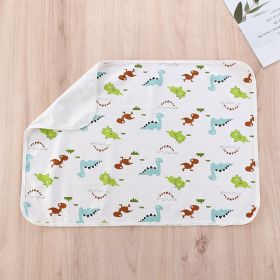 Washable And Breathable Child Protection Pad (Option: Dinosaur-80x100cm)
