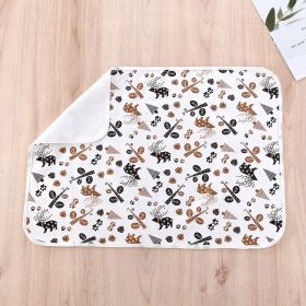 Washable And Breathable Child Protection Pad (Option: Wood bear-80x100cm)