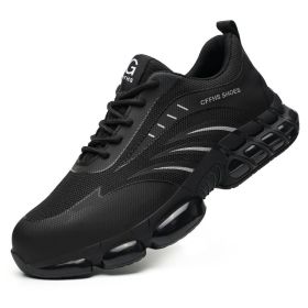 Popcorn Sole Protective Footwear Safety Shoes (Option: BLACK-46yards)
